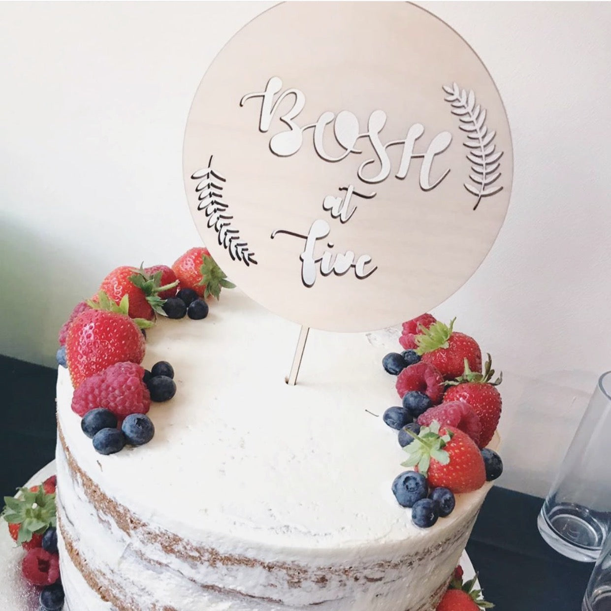 Personalised Cake Topper for Birthdays, Weddings, Hen Do's, Baby Showers